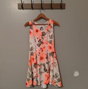 Bundle Sale - MadRag Floral Dress Open Back w/ Bow
